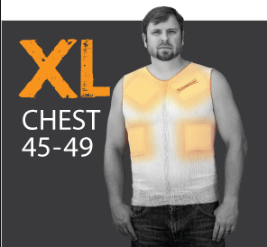 The UnderWarmer® Heated Vest Compression Shirt- Free Ground Shipping On Orders Over $25